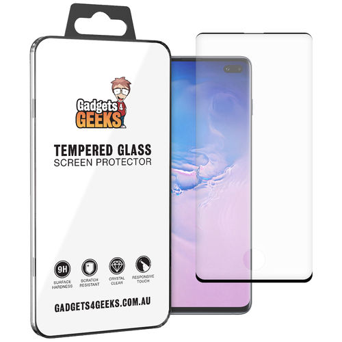 Case Ready 3D Tempered Glass Screen Protector for Samsung Galaxy S10+